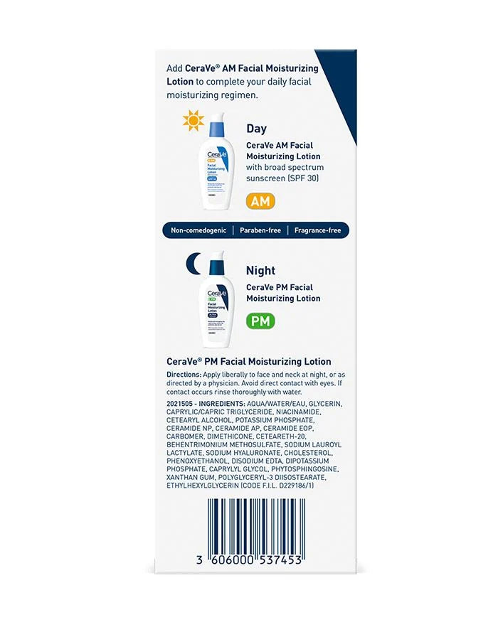 CeraVe - PM Facial Moisturizing Lotion image 3