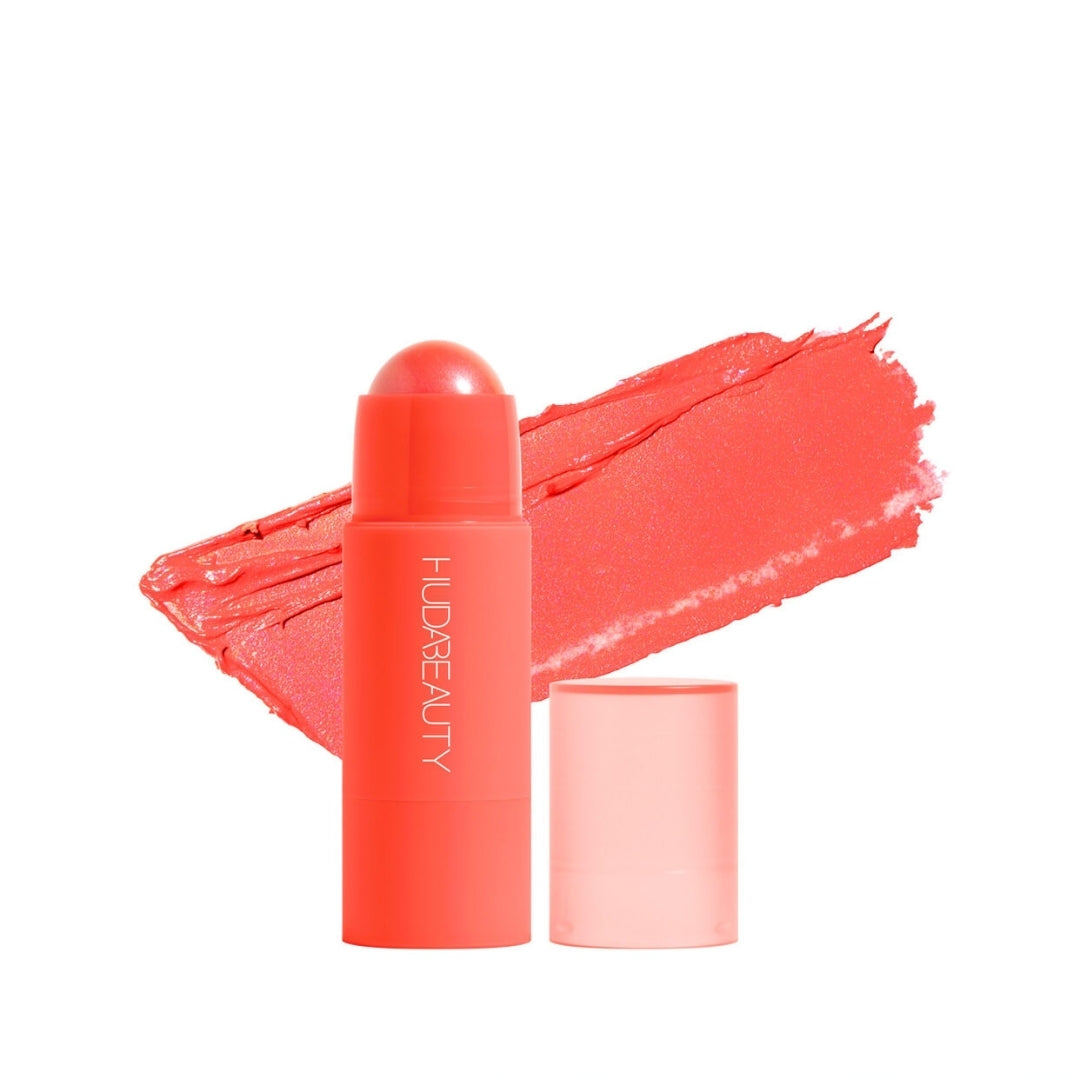 Huda Beauty - Cheeky Tint Blush Stick - Coral Cutie image