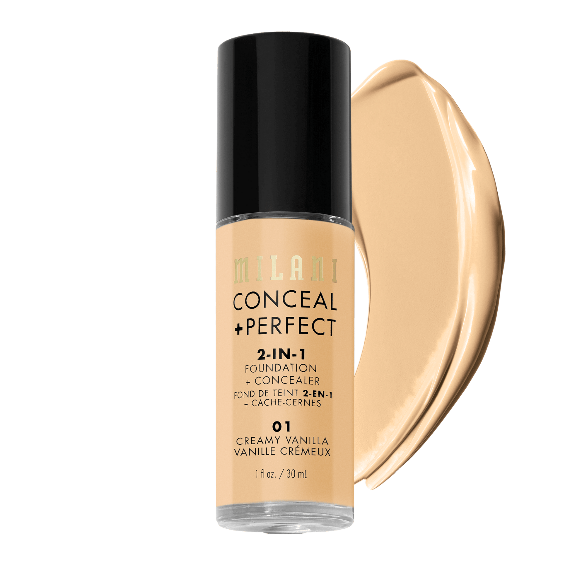 Milani - Conceal + Perfect 2-in-1 Foundation and Concealer - Creamy Vanilla image