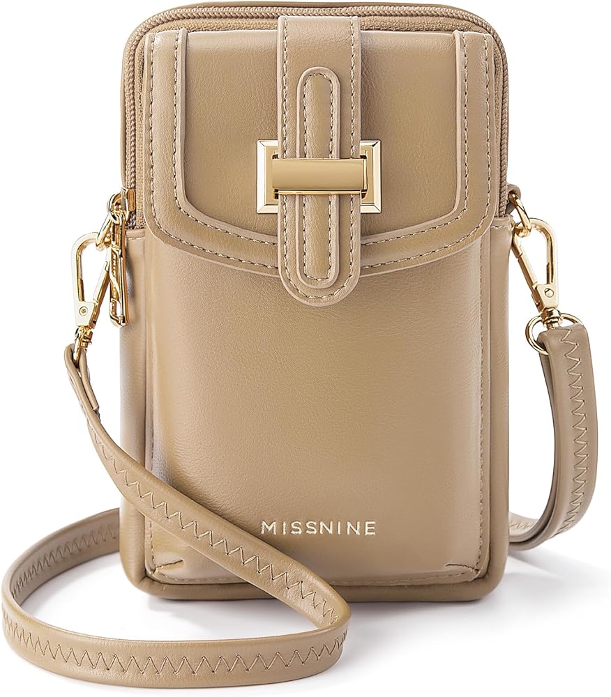 Missnine Small Crossbody Bags for Women Vegan Leather Cell Phone Purses Trendy RFID Wallet Purses with Adjustable Strap | Pakistan image 0