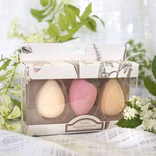 Nicole Miller Blending Sponge Collection, 3 Piece Makeup Blender Set image 0