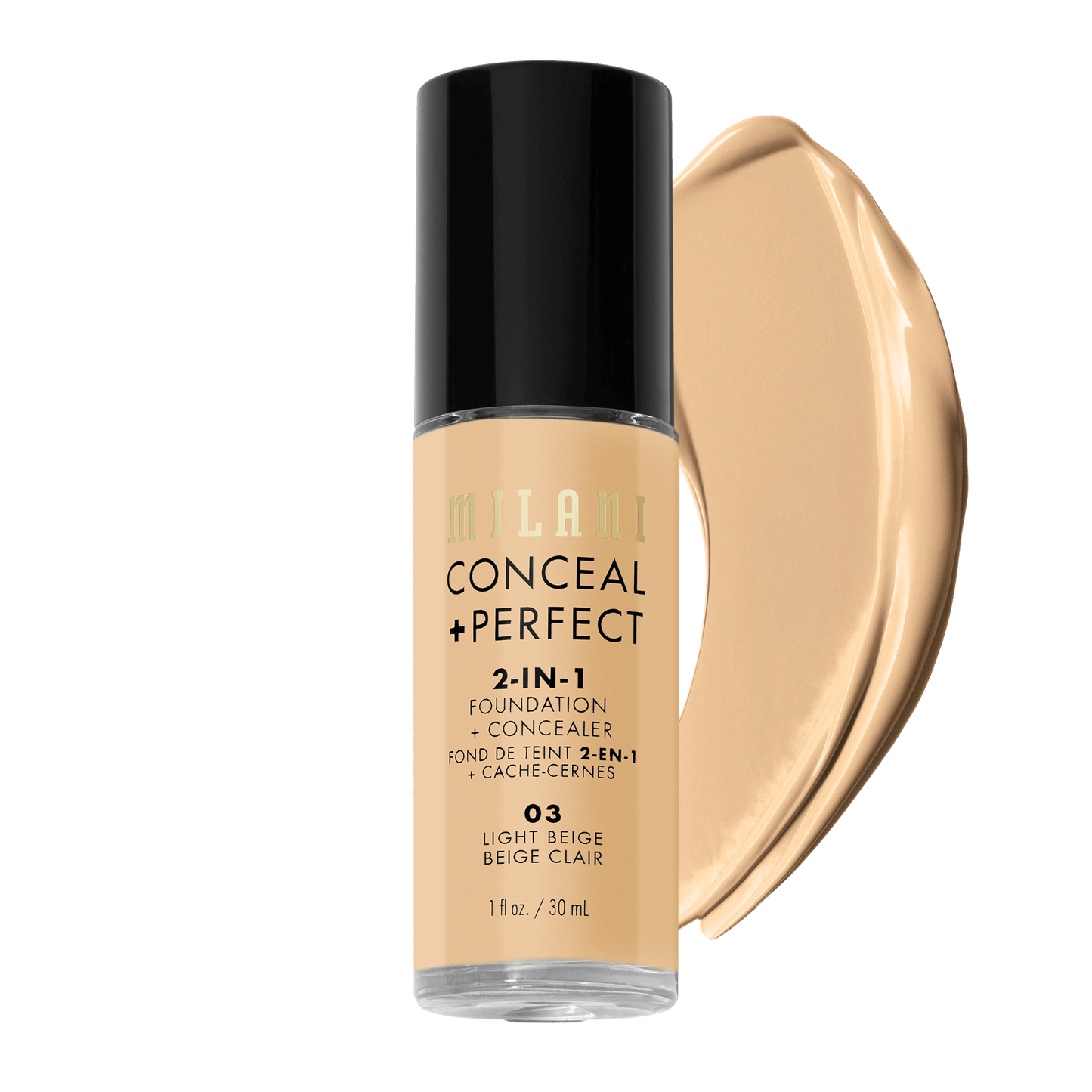 Milani - Conceal + Perfect 2-in-1 Foundation and Concealer - Light Beige image