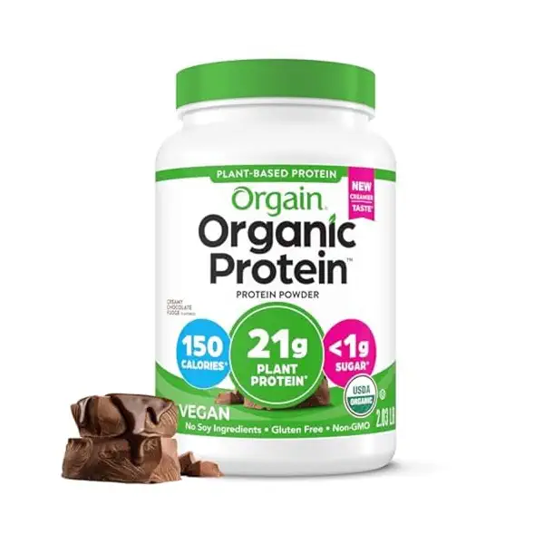 Organic Plant Based Protein Powder Choc Fudge, 32.4 OZ | Pakistan image 0