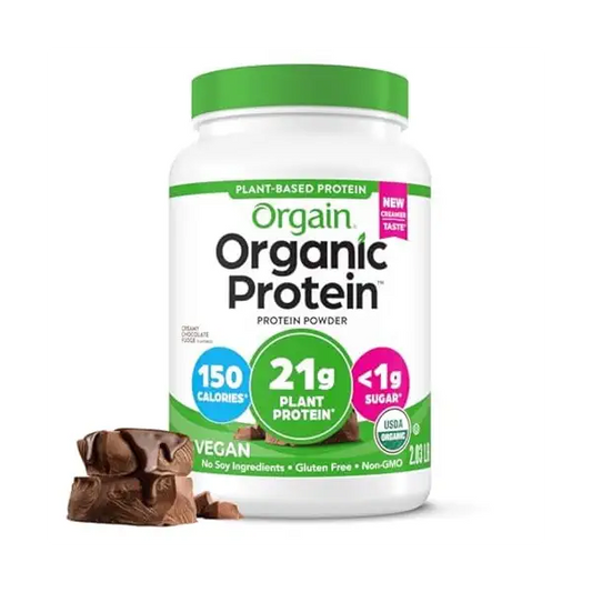 Organic Plant Based Protein Powder Choc Fudge, 32.4 OZ | Pakistan image 0