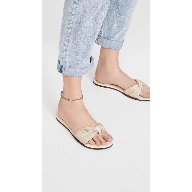 Havaianas Womens You St. Tropez Shine Logo Flip-Flops - US11 image 0