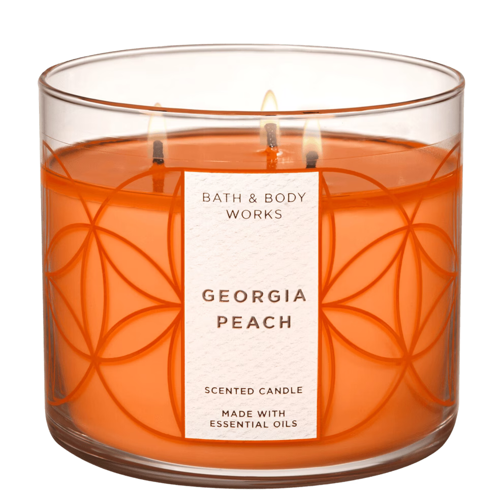 Bath and Body Works - Georgia Peach 3 wick Candle image 0