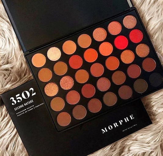 Morphe 35O2 – 35 Color Second Nature Glow eyeshadow Palette image 0