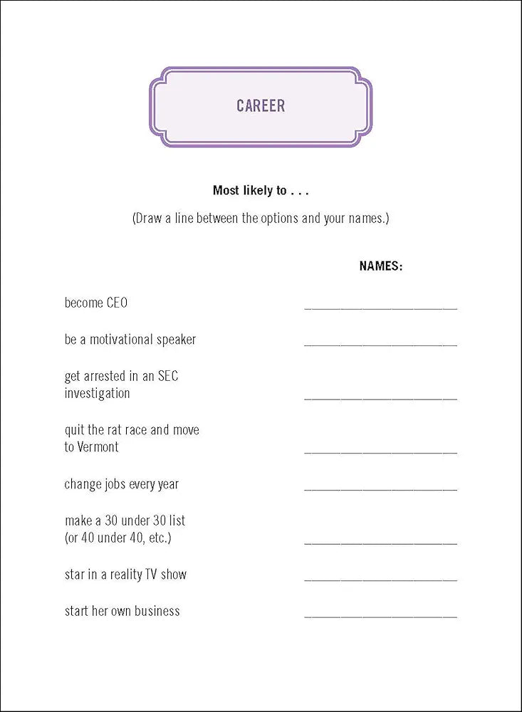 Fill Me in: Part Journal, Part Game, All Yours image 5