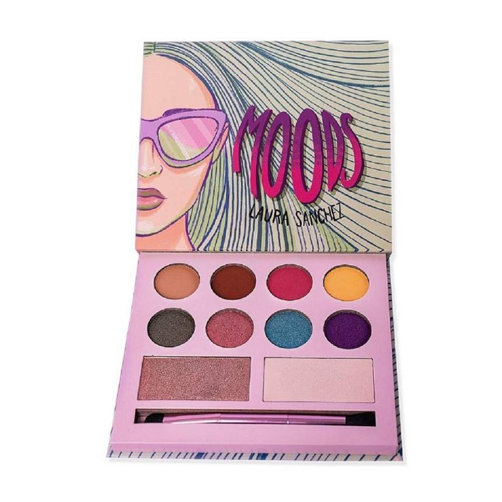FYSSHUO - Birsppy RAPHARY LAURA SANCHEZ Moods Eyeshadow and Highlighter Palette image 0