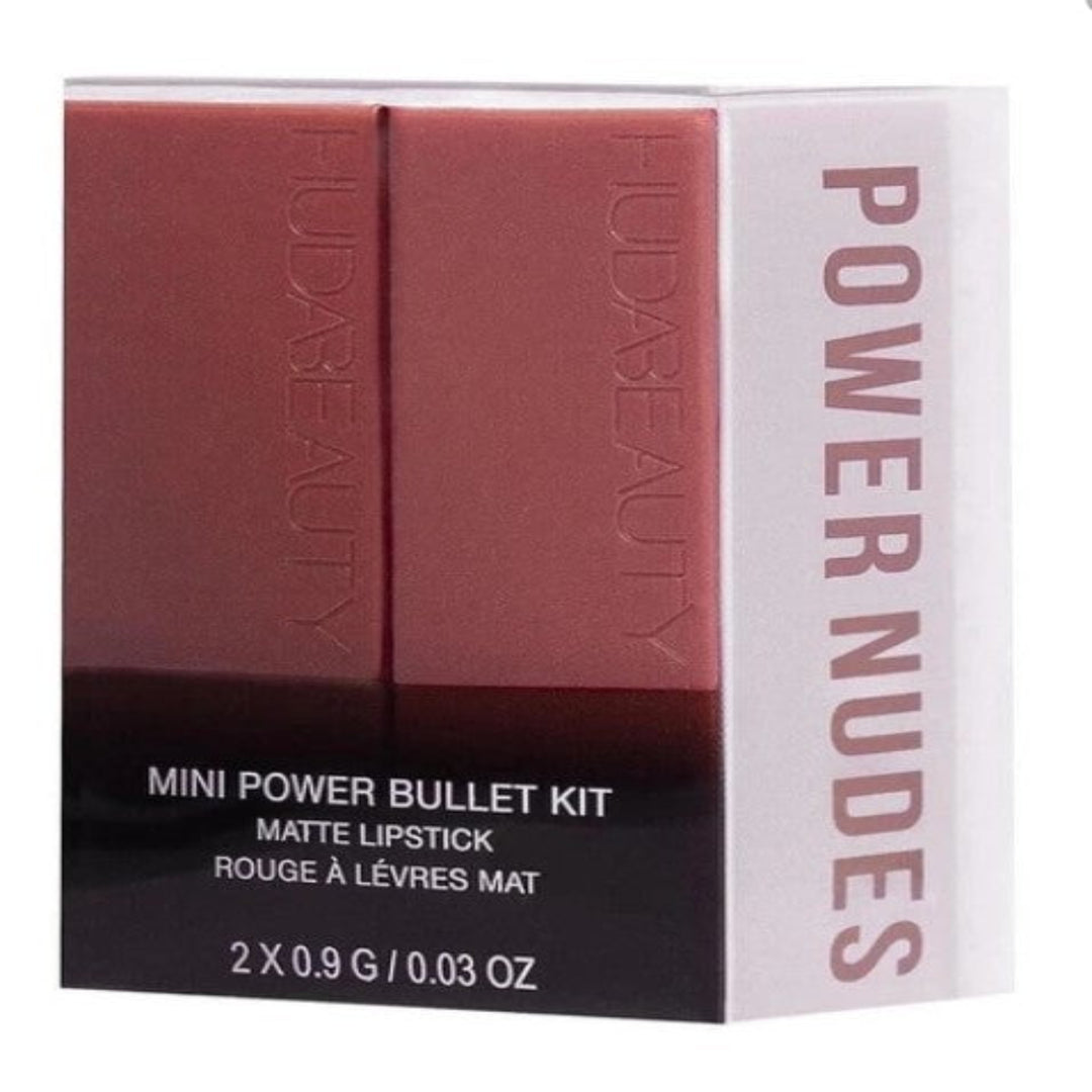 Huda Beauty - Mini Power Bullet Lipstick Duo - Power Nudes image