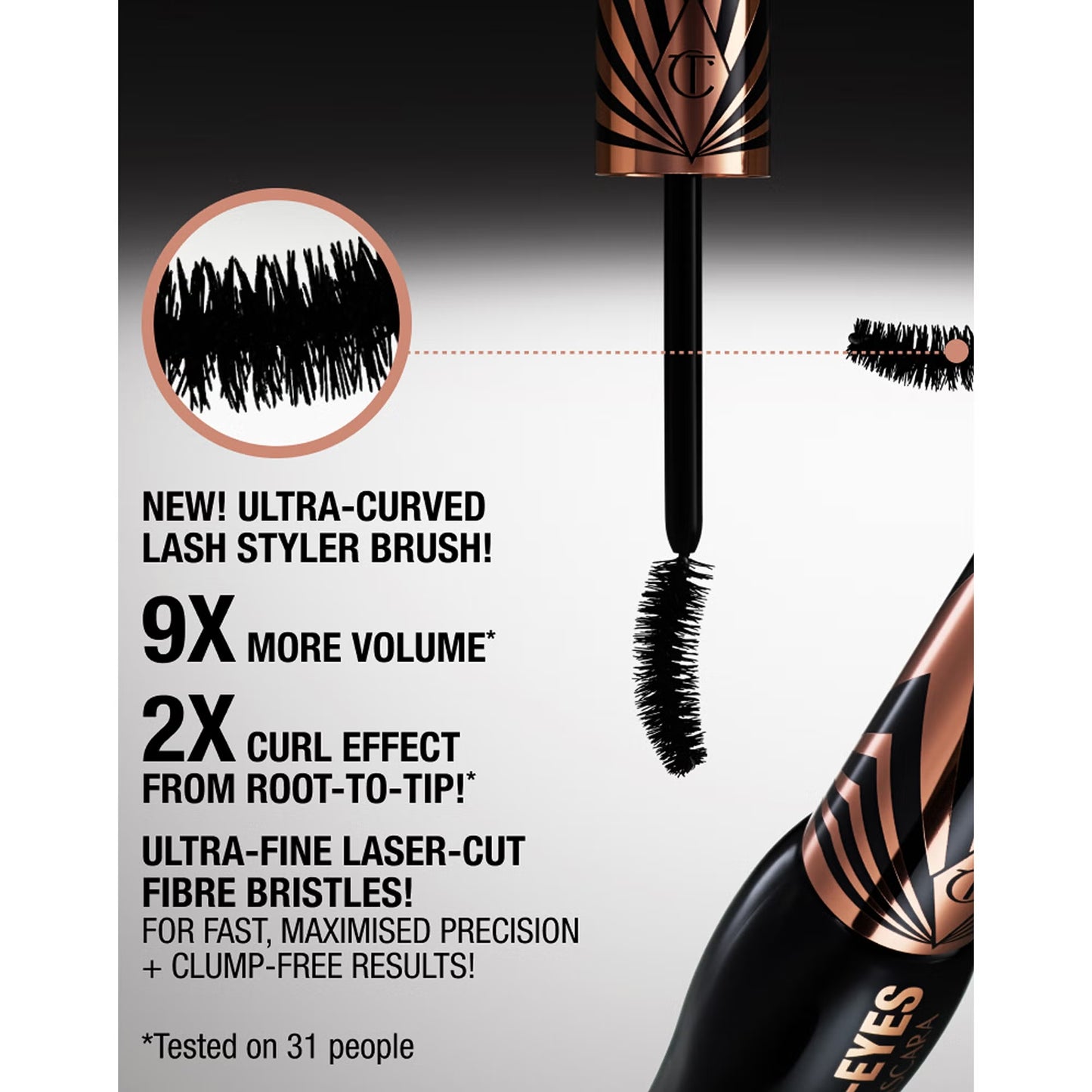 Charlotte Tilbury - Exagger-Eyes Volume Mascara, Black 10ml