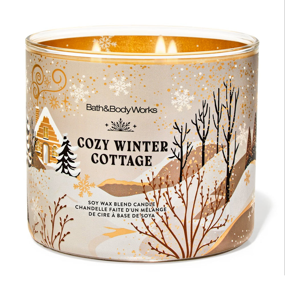 Bath & Body Works - Cozy Winter Cottage 3-Wick Candle