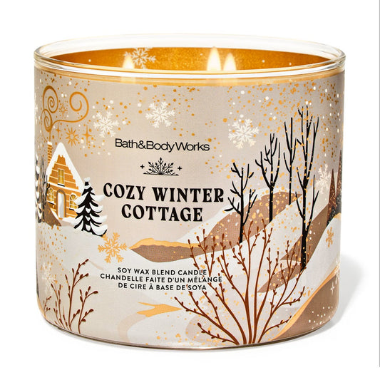 Bath & Body Works - Cozy Winter Cottage 3-Wick Candle