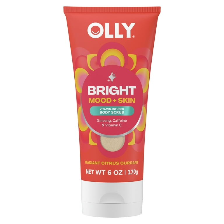 OLLY Bright Body Scrub Exfoliates & Repairs Skin Barrier Citrus Currant, 6 oz | Pakistan image 0