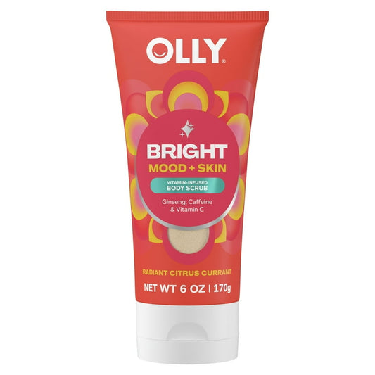 OLLY Bright Body Scrub Exfoliates & Repairs Skin Barrier Citrus Currant, 6 oz | Pakistan image 0