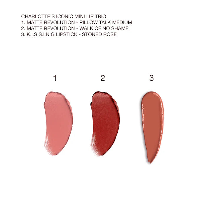 Charlotte Tilbury - Iconic Mini Lipstick Trio image 1