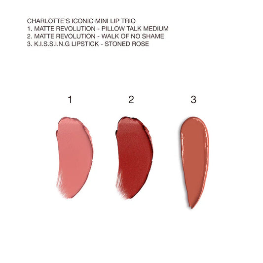 Charlotte Tilbury - Iconic Mini Lipstick Trio image 1