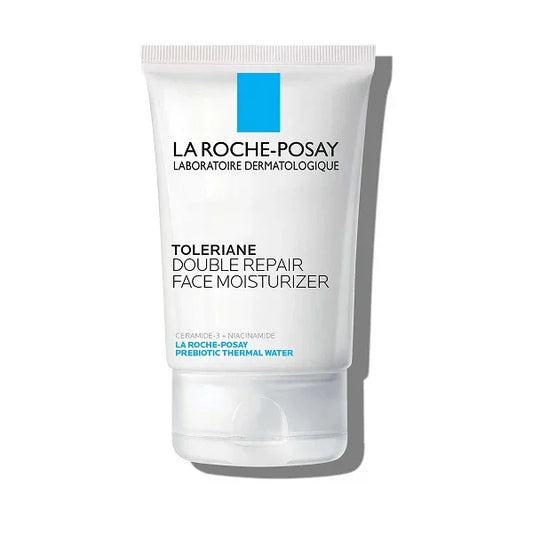La Roche-Posay Toleriane Double Repair Face Moisturizer tube on white background