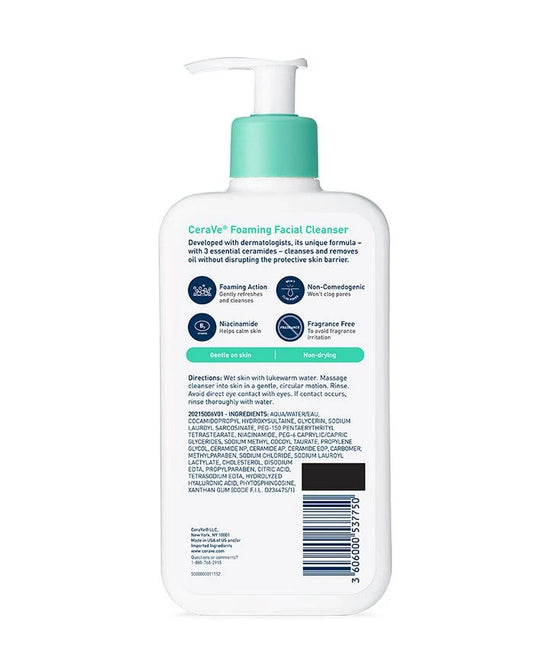 CeraVe - Foaming Facial Cleanser image 1