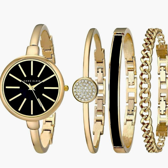 Anne Klein Women's AK/1470 Bangle Watch and Bracelet Set | Pakistan image 2