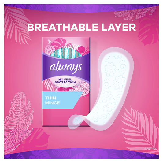 Always - No Feel Protection - 60 Liners image 1