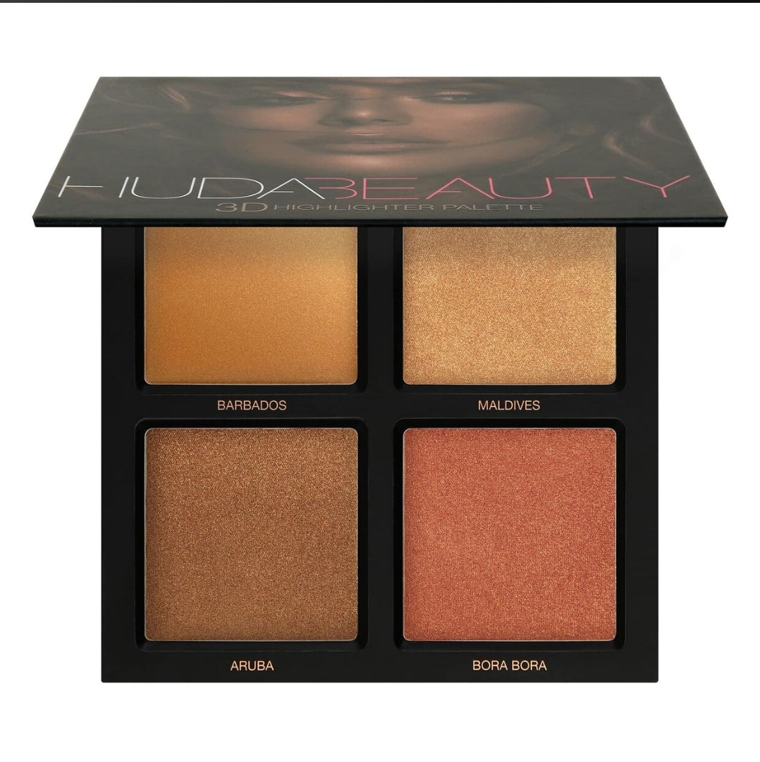 Huda Beauty - 3D Highlighter Palette - Bronze Sands image