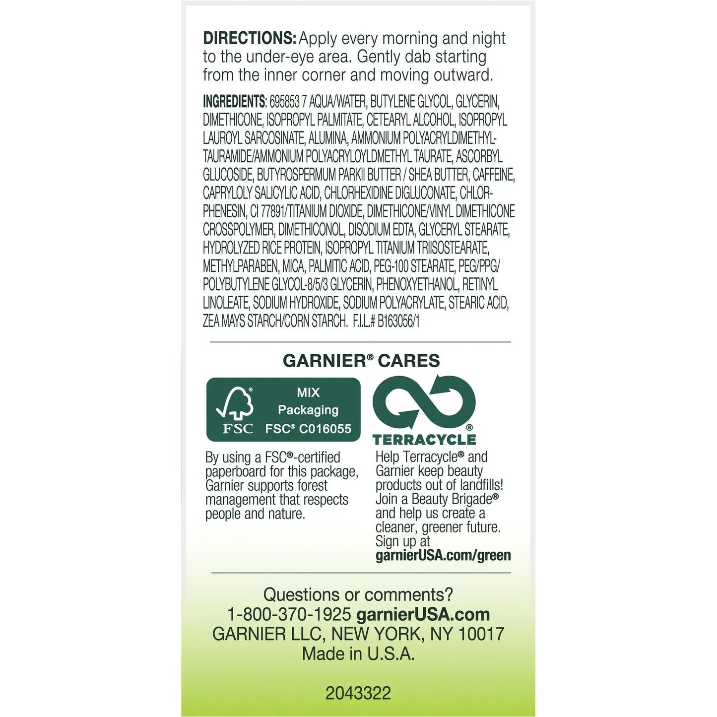 Garnier SkinActive - Ultra-Lift EYE image 2