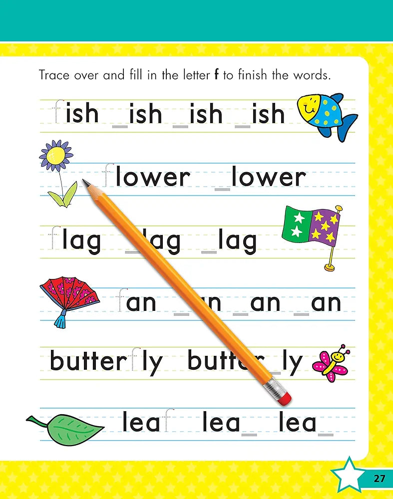Writing Workbook for Ages 4-7 - with 75+ Handwriting Activities (Gold Stars Series) image 3