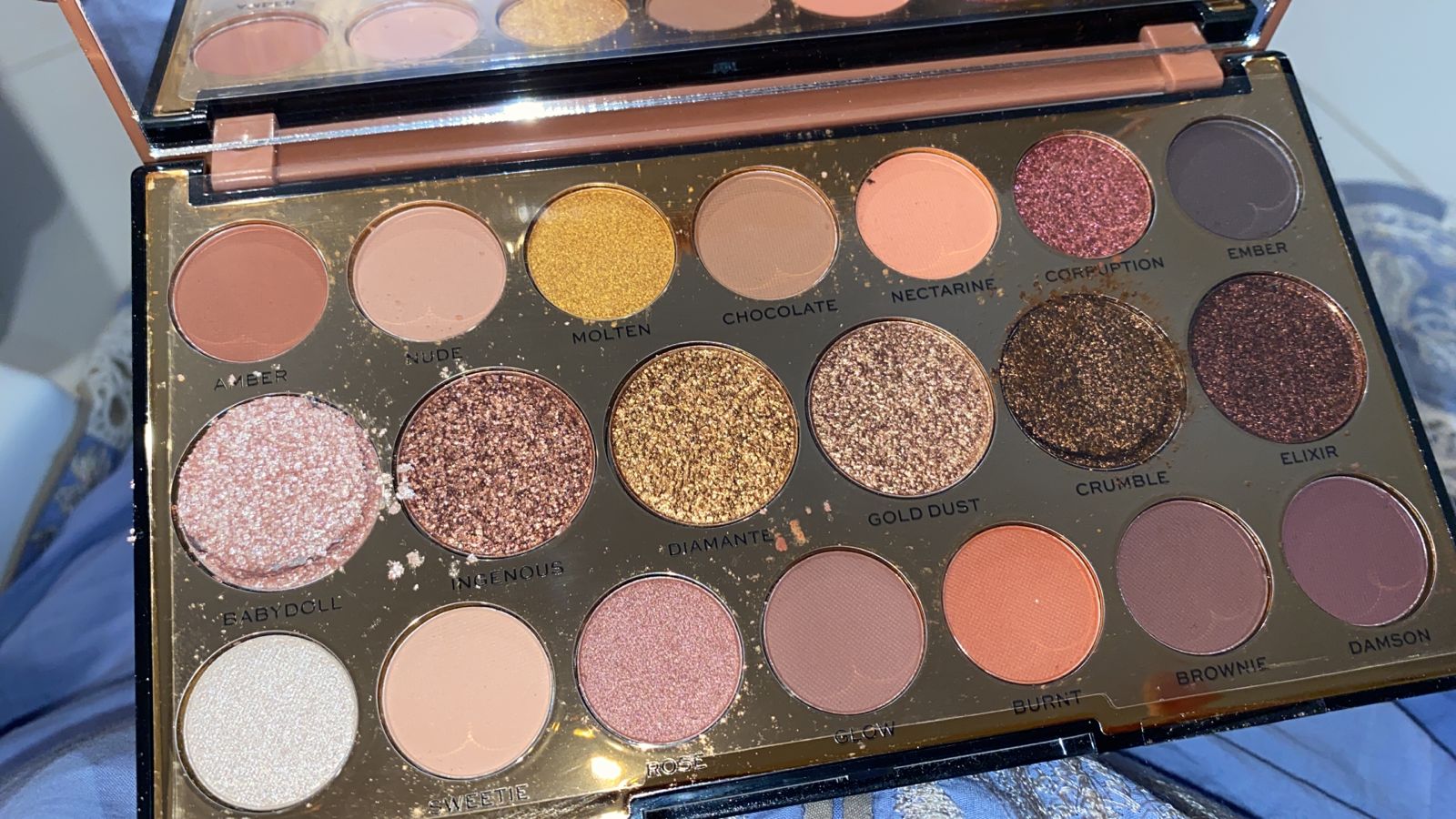 Revolution - Precious Stone Shadow Palette Rose Quartz (Slightly Damaged Glitter Shade) image 1