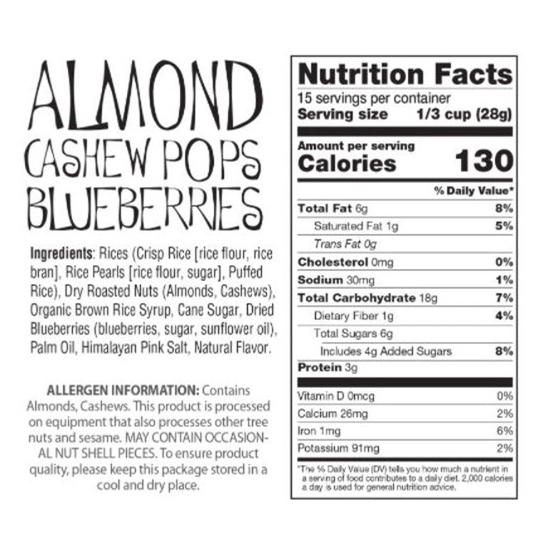 180 Snacks - Almond Cashew Pops With Blueberries image 2