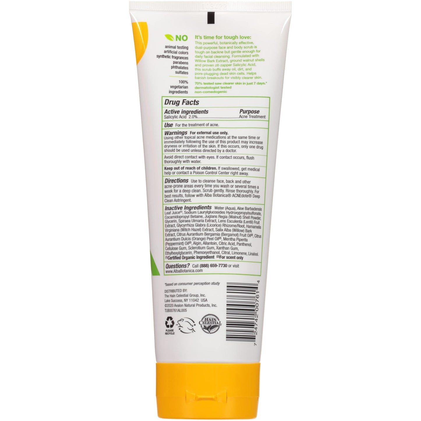 Alba Botanica - Face and Body Scrub image 4