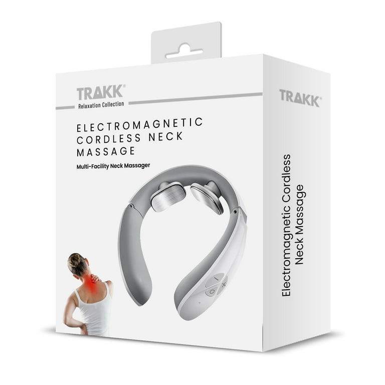 TRAKK Electromagnetic Multiple Modes Cordless Portable Neck Massager | Pakistan image 0