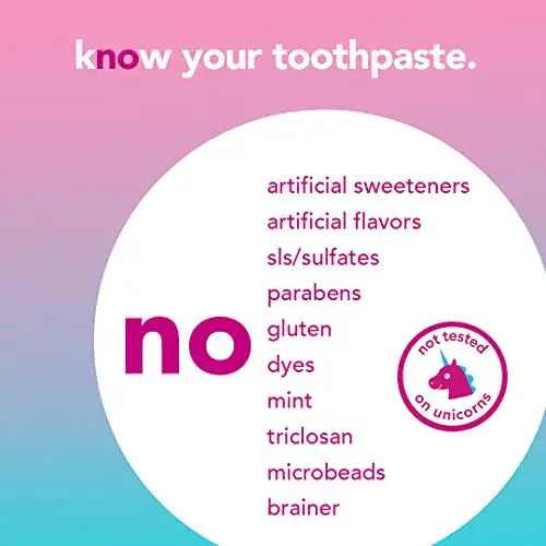 Hello! Unicorn Sparkle Bubble Gum Natural Toothpaste image 1