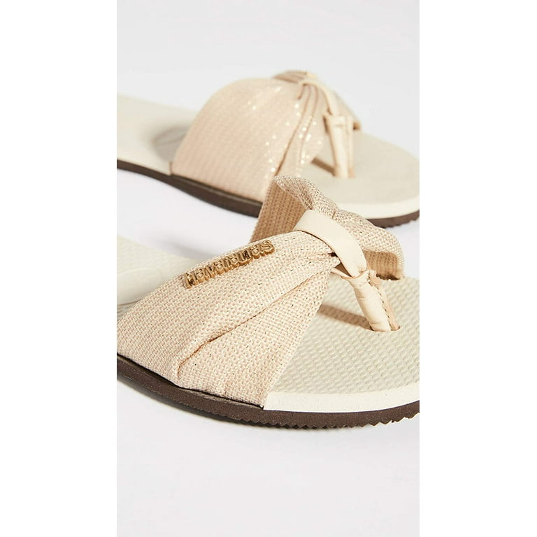 Havaianas Womens You St. Tropez Shine Logo Flip-Flops - US11 image 2