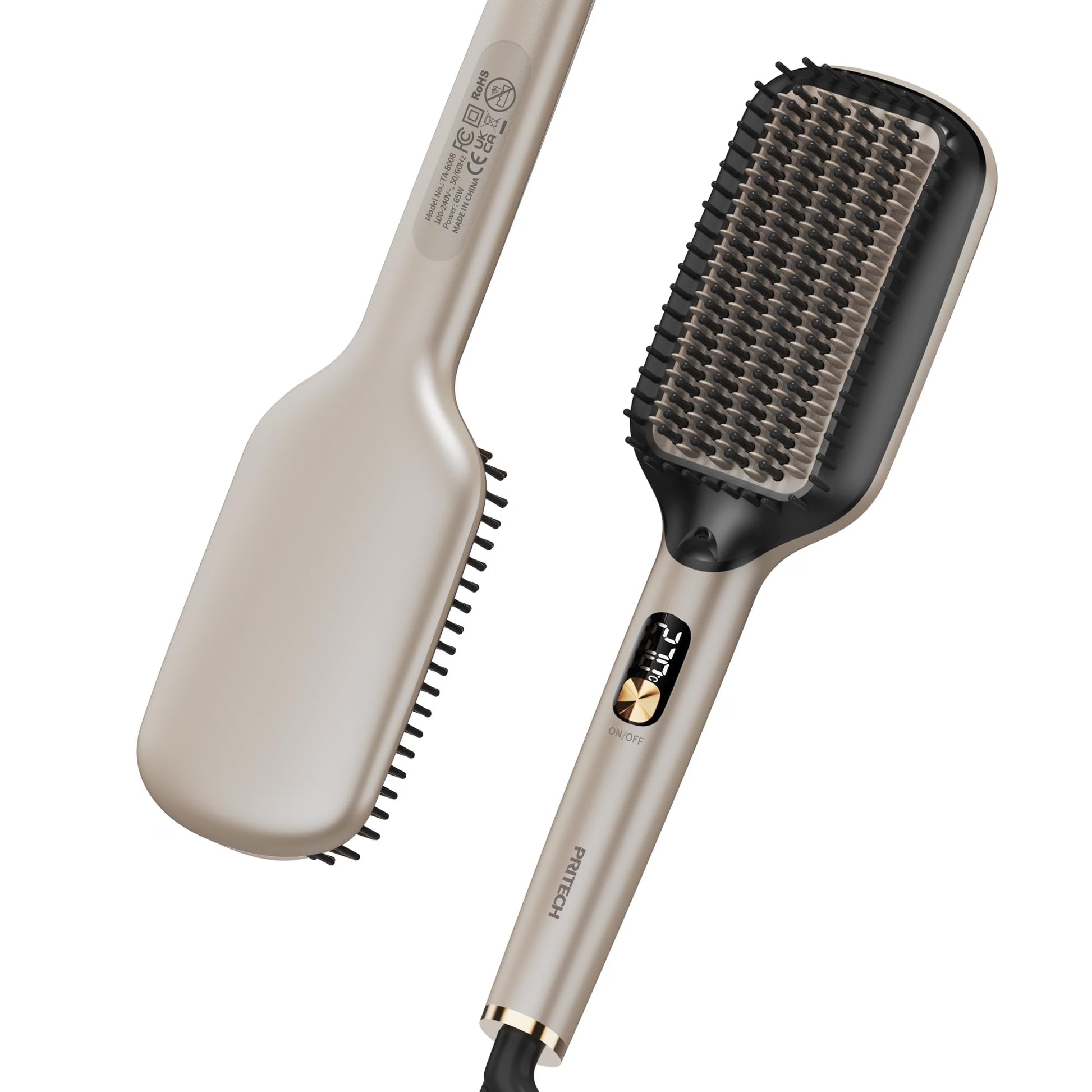 PRITECH - Hair Straightening Brush Ionic image 0
