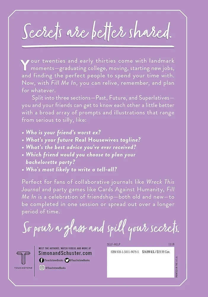 Fill Me in: Part Journal, Part Game, All Yours image 1