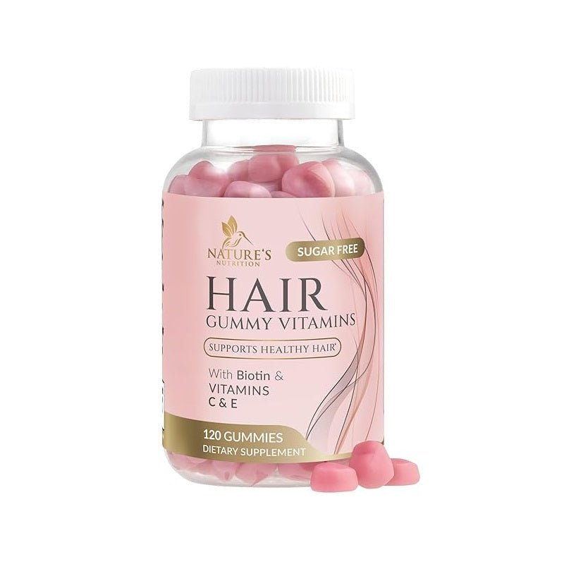 Nature's Nutrition - Hair Gummy Vitamins - Sugar Free