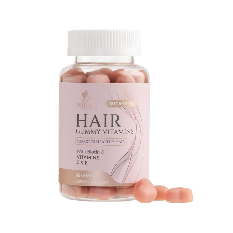 Nature's Nutrition - Hair Gummy Vitamins - Sugar Free