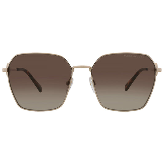 Marc Jacobs - Brown Square Ladies Sunglasses, MARC 729/S 006J/HA 58