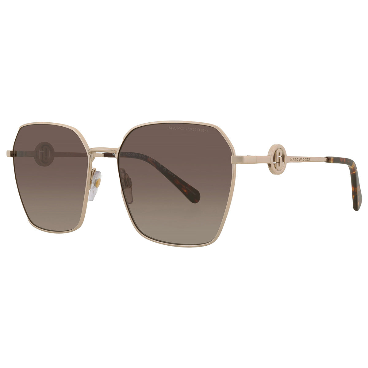 Marc Jacobs - Brown Square Ladies Sunglasses, MARC 729/S 006J/HA 58
