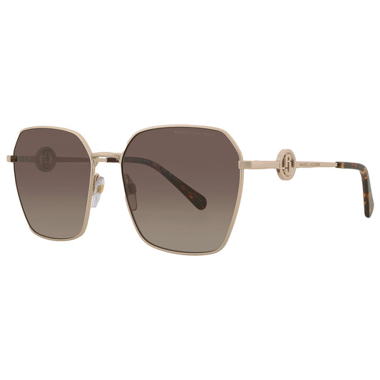 Marc Jacobs - Brown Square Ladies Sunglasses, MARC 729/S 006J/HA 58