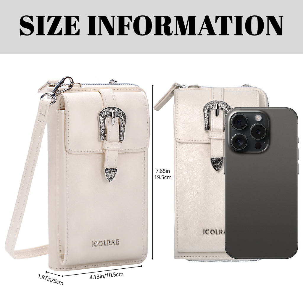ICOLRAE - Crossbody Cell Phone Purse for Women