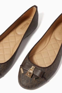 Michael Kors - Alice Ballet Flats in Logo Canvas