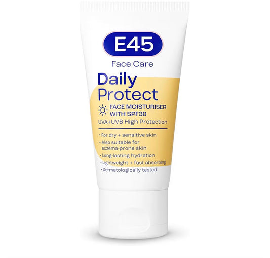 E45 - Face Daily Protect Moisturiser with SPF30, 50ml