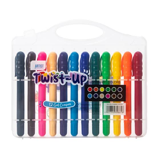 Artist Concepts - 12 Twist-Up Gel Crayons