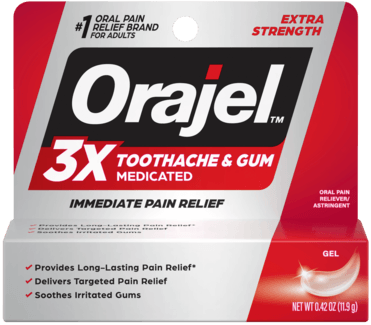 Orajel™ 3X Medicated For Toothache & Gum Gel