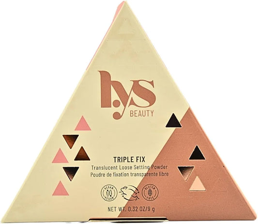 LYS - Beauty Triple Fix Loose Talc Free Translucent Setting Powder, Sincere - Pink