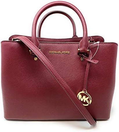 Michael Kors Savannah MK Logo Saffiano Leather