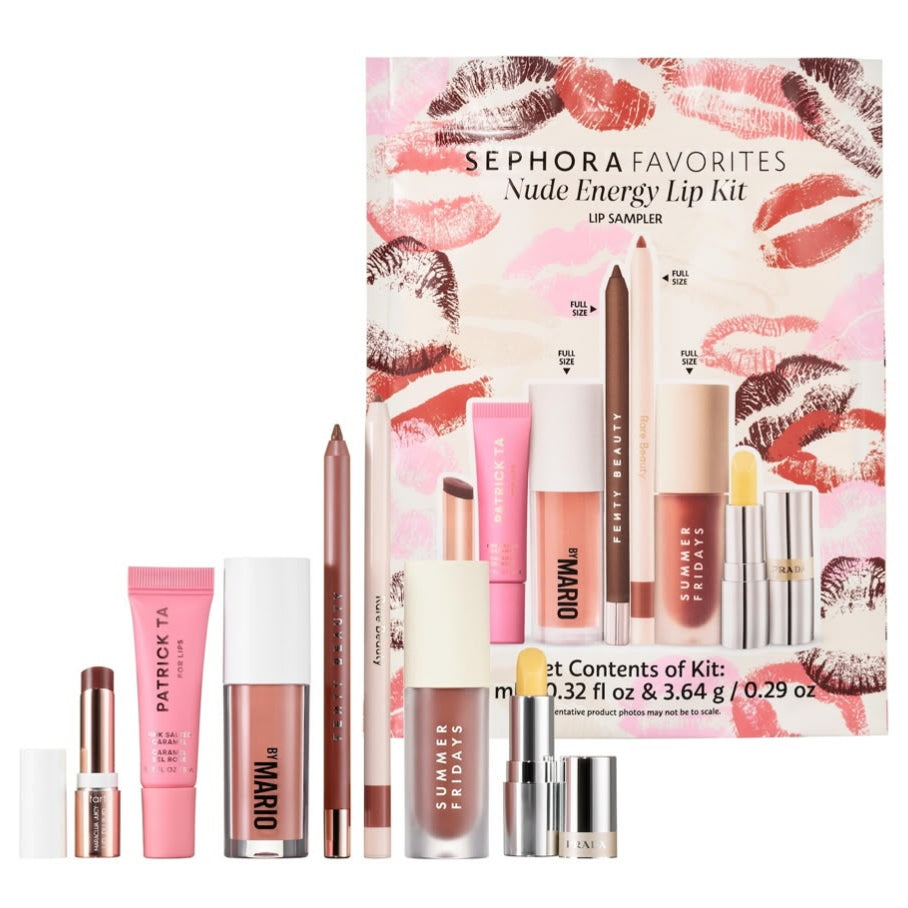 Sephora Favorites - Nude Energy Lip Kit Makeup Set