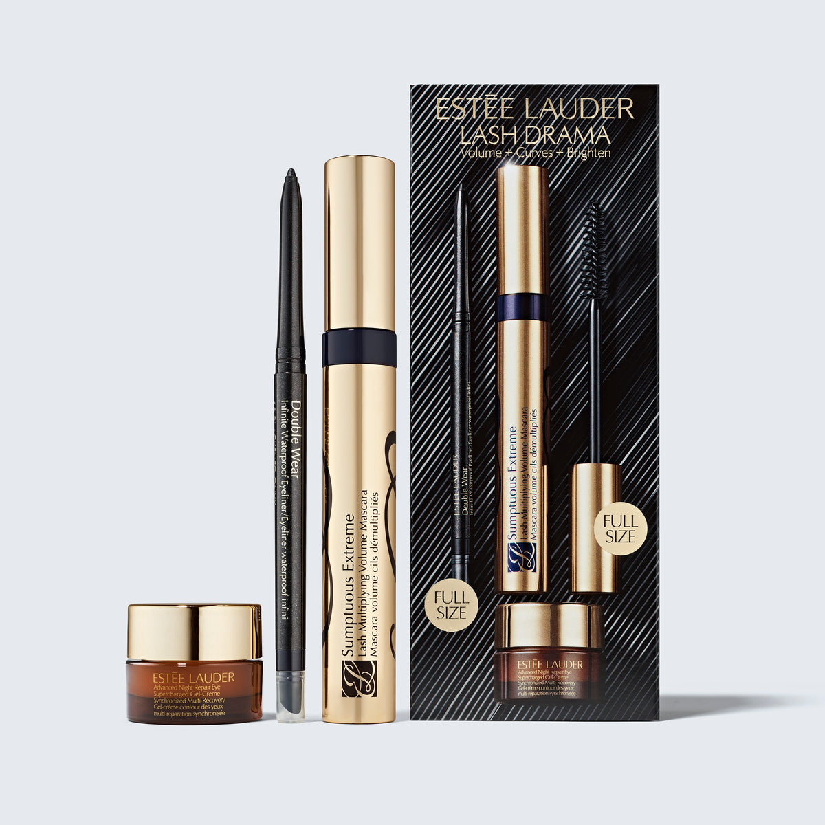 Estee Lauder - Lash Drama Mascara Set Volume + Curves + Brighten